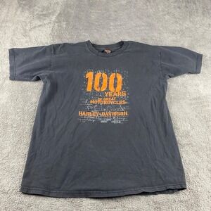 Harley Davidson 100 Years‎ of Great Motorcycles Nashville TN Mens XL Black